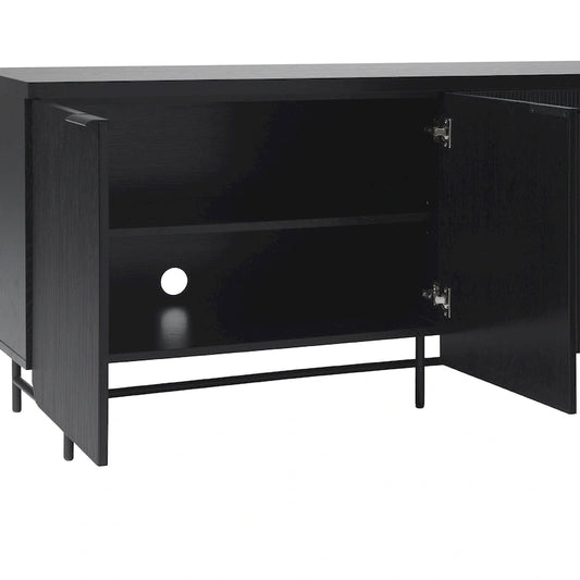 Minimal Fluted Four-Door Buffet Sideboard