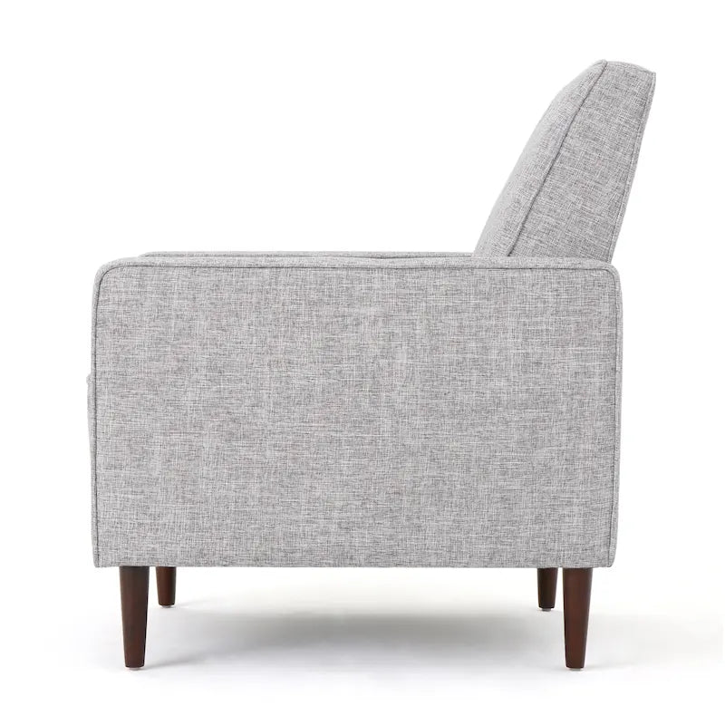 Fauteuil inclinable capitonné à dossier haut (ensemble de deux pièces)