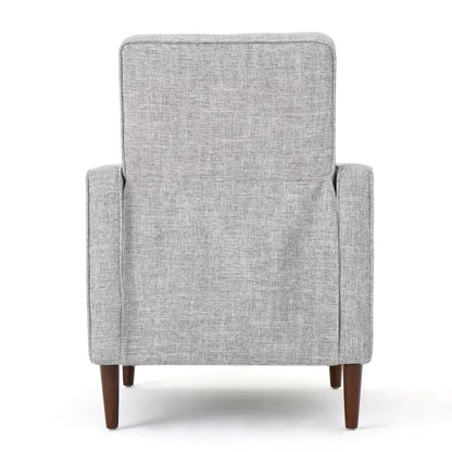 Fauteuil inclinable capitonné à dossier haut (ensemble de deux pièces)