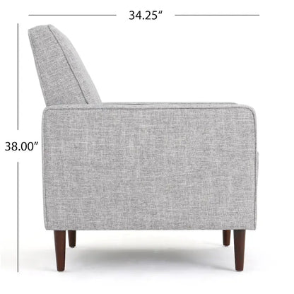 Fauteuil inclinable capitonné à dossier haut (ensemble de deux pièces)
