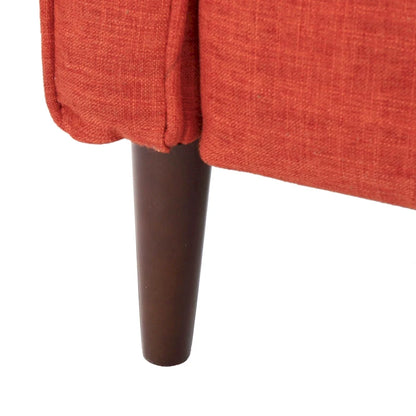 Fauteuil inclinable capitonné à dossier haut (ensemble de deux pièces)