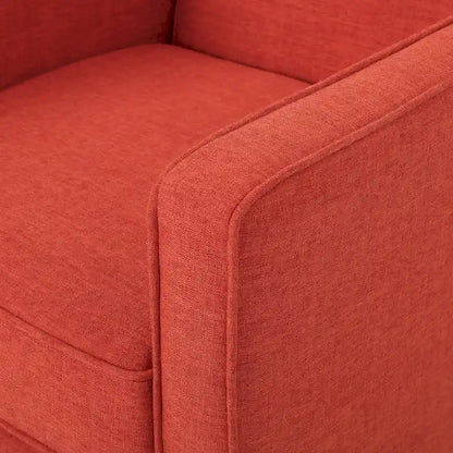 Fauteuil inclinable capitonné à dossier haut (ensemble de deux pièces)