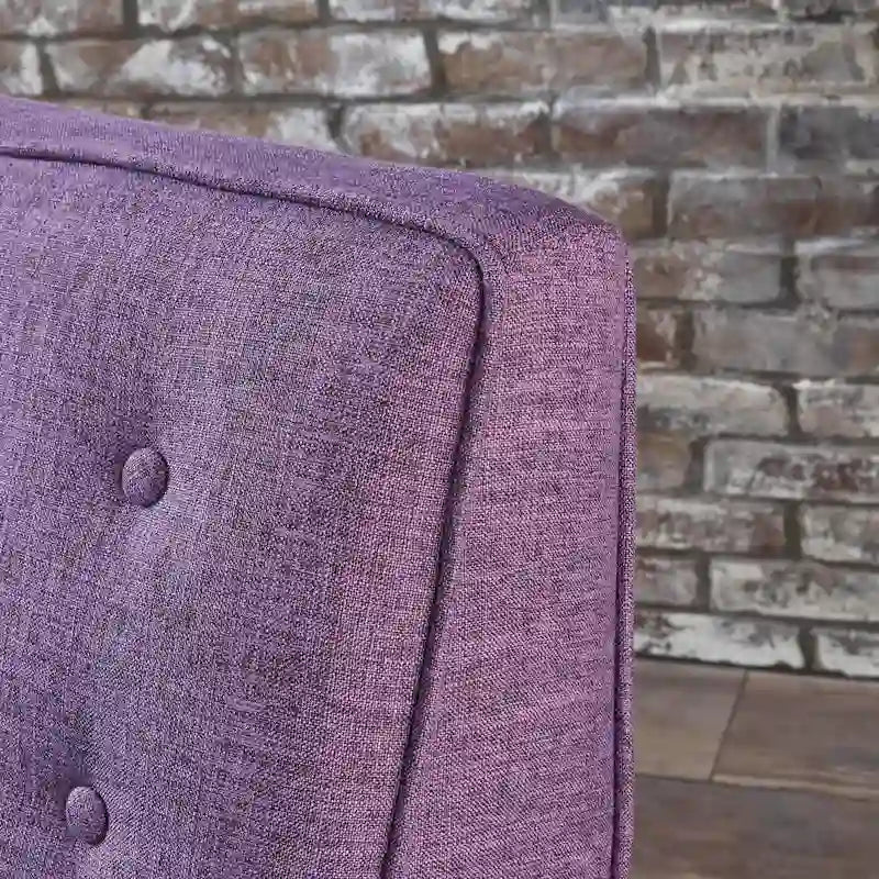 Fauteuil inclinable capitonné à dossier haut (ensemble de deux pièces)