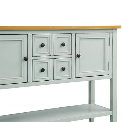 Table console bahut moderne avec étagère inférieure