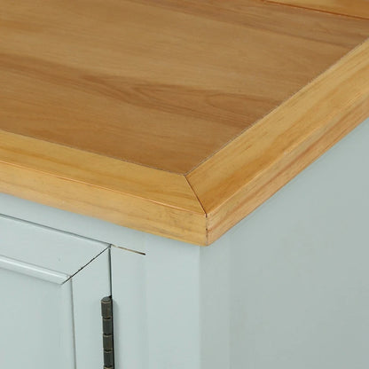 Table console bahut moderne avec étagère inférieure