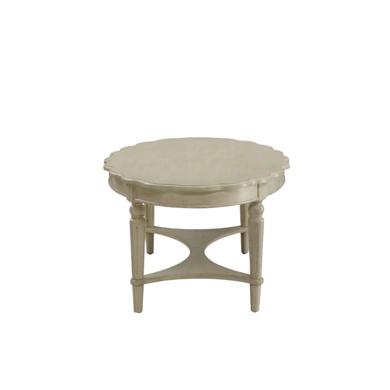 Table basse blanc antique 50 X 28 X 19