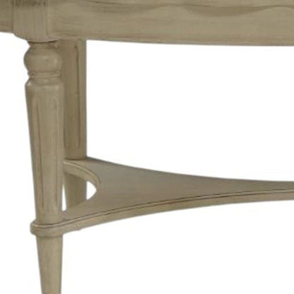 Table basse blanc antique 50 X 28 X 19