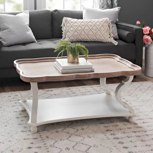 Table basse de style rustique, chalet champêtre