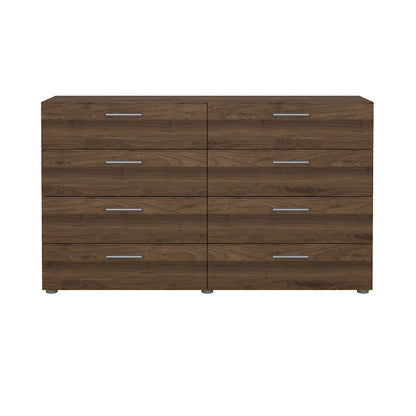 Commode double à 8 tiroirs, peu encombrante