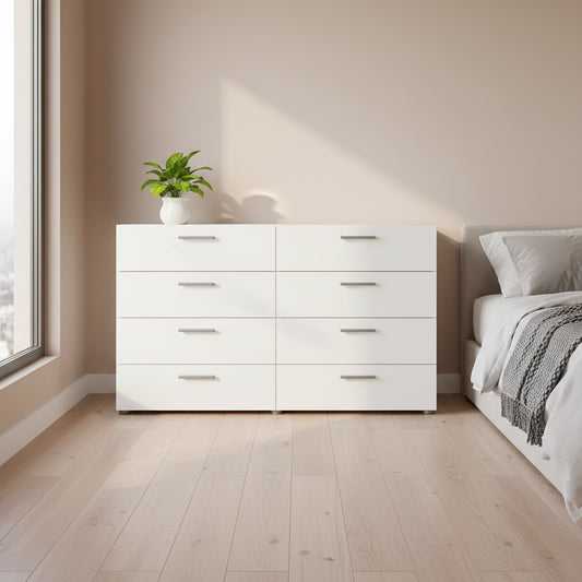 Porch & Den Angus Space-saving 8-Drawer Double Dresser