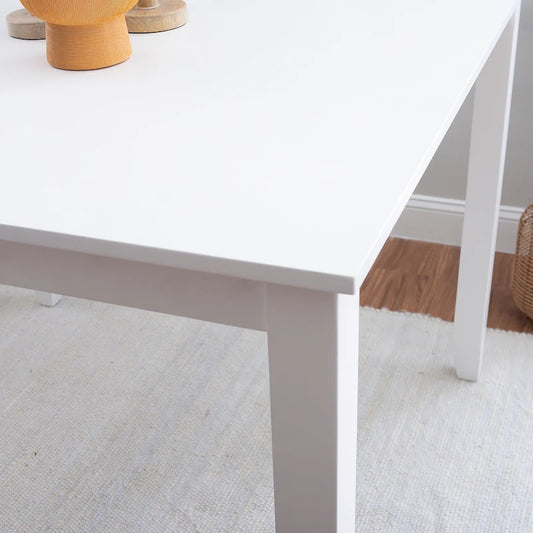 White Square Counter Height Dining Table