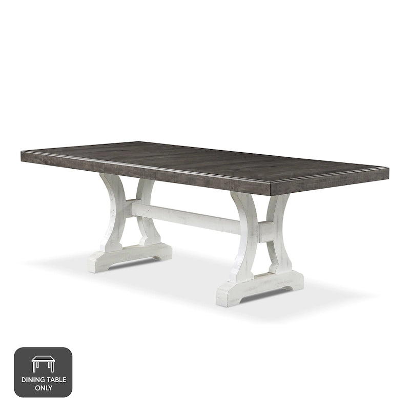 Table à manger extensible en bois de 86 pouces