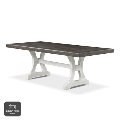 Table à manger extensible en bois de 86 pouces