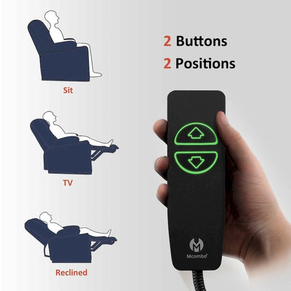 Fauteuil inclinable électrique avec massage et chaleur, tissu peluche 8015