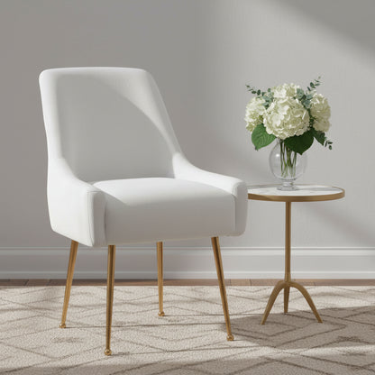 Tufted Velvet Upholstered Dining Chair Set of 2