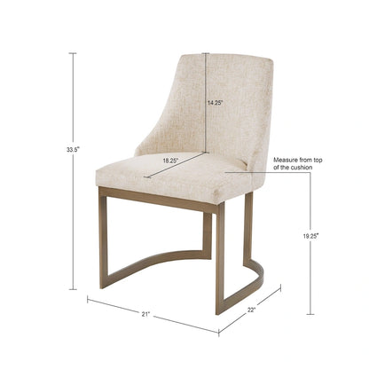 Lot de 2 chaises de salle à manger