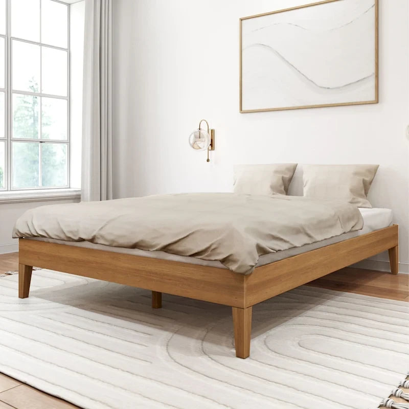 Lit plateforme minimaliste queen size