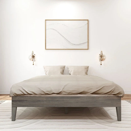 Queen Size Minimalist Platform Bed