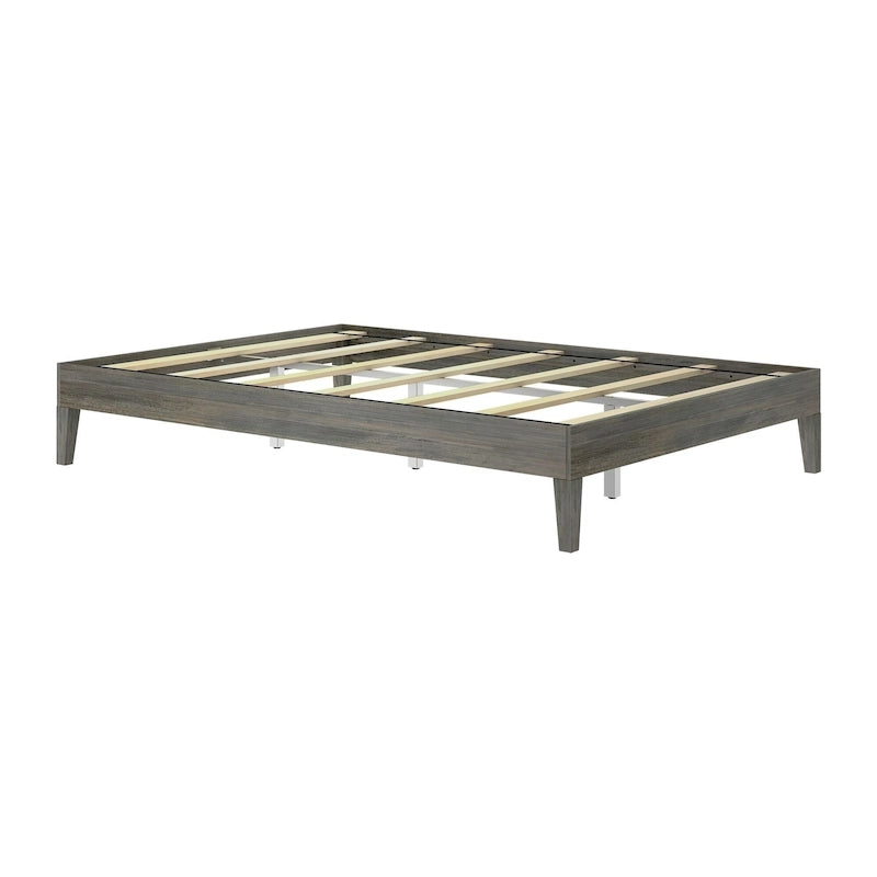 Lit plateforme minimaliste queen size