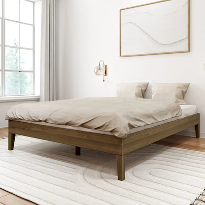 Lit plateforme minimaliste queen size
