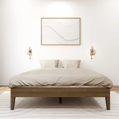 Lit plateforme minimaliste queen size