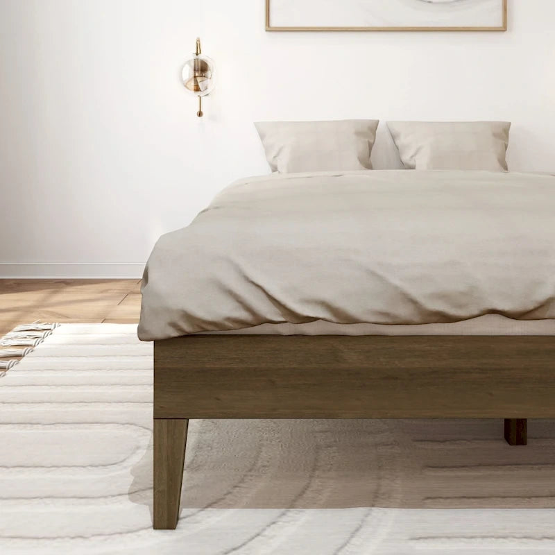 Lit plateforme minimaliste queen size