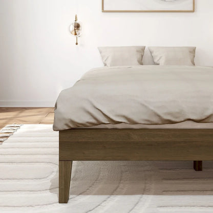 Lit plateforme minimaliste queen size