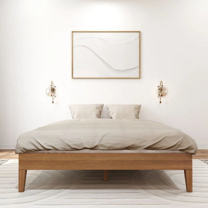 Lit plateforme minimaliste queen size