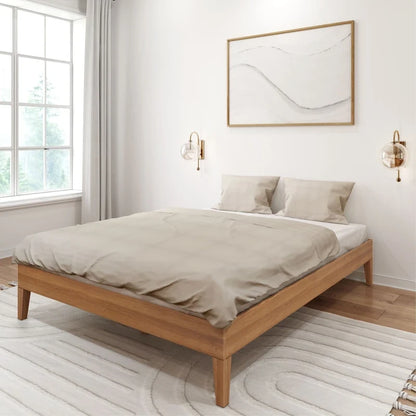 Lit plateforme minimaliste queen size