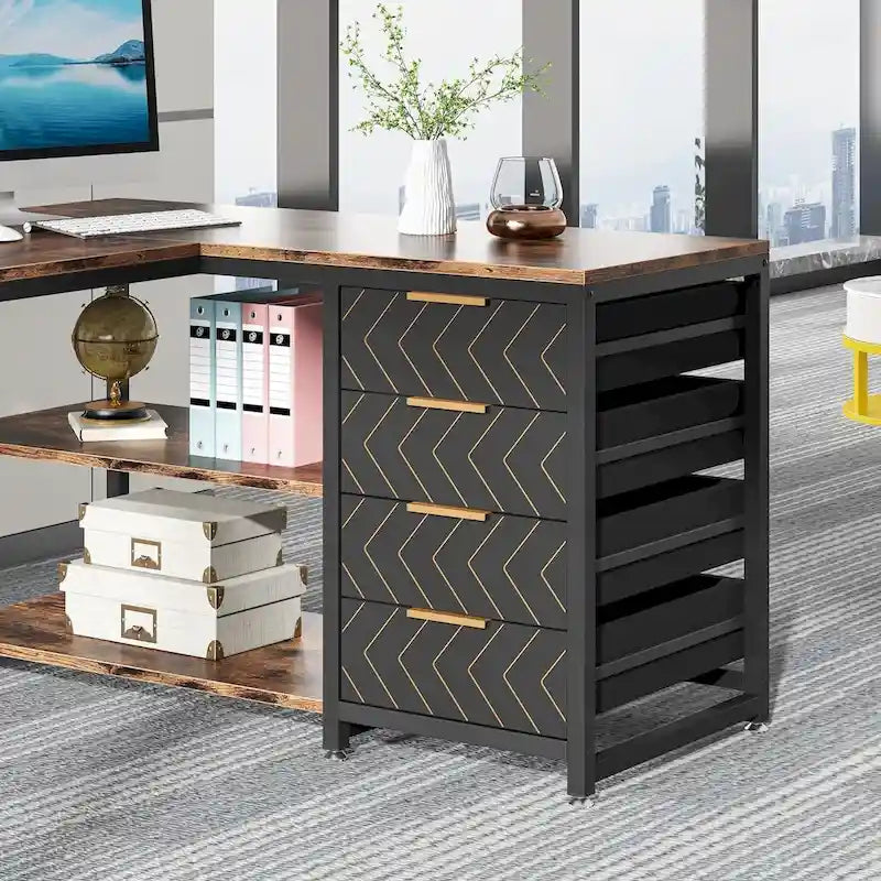 Bureau d'angle en L réversible, table d'écriture, poste de travail robuste