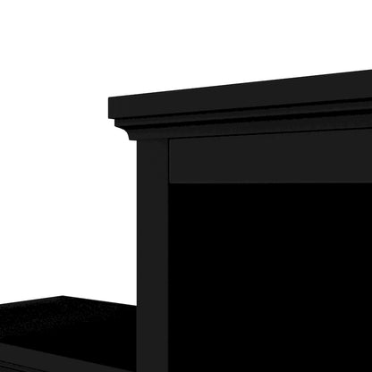 Meuble TV avec pont, console TV pour téléviseurs jusqu'à 70", deux éléments latéraux