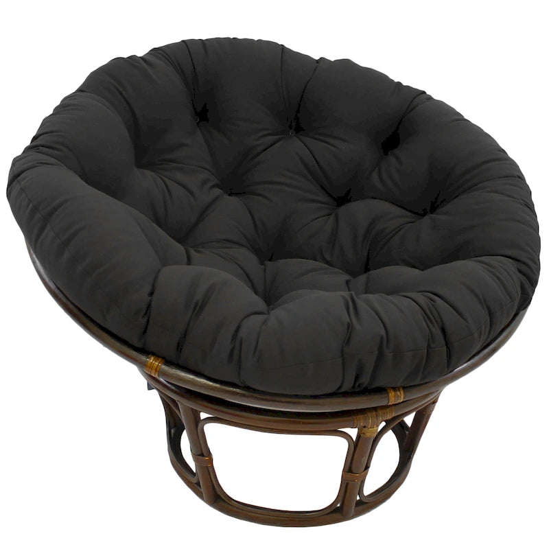 Coussin de siège en sergé uni de 52 pouces (coussin inclus)
