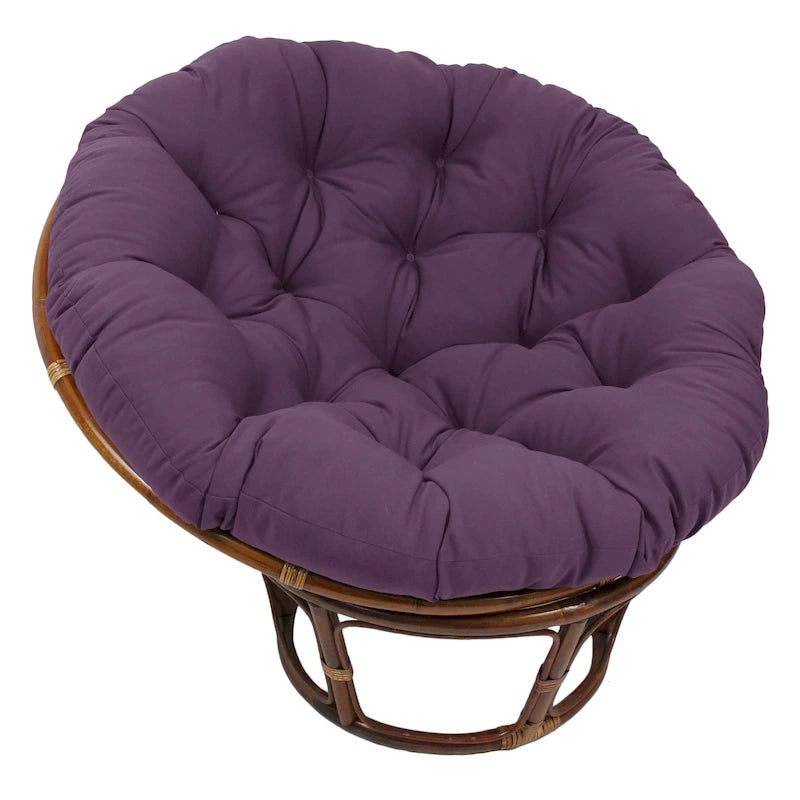 Coussin de siège en sergé uni de 52 pouces (coussin inclus)