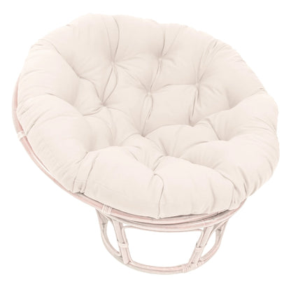 Coussin de siège en sergé uni de 52 pouces (coussin inclus)