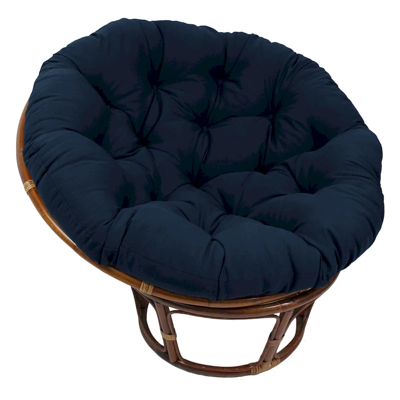 Coussin de siège en sergé uni de 52 pouces (coussin inclus)