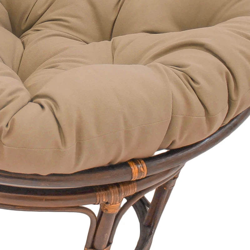 Coussin de siège en sergé uni de 52 pouces (coussin inclus)