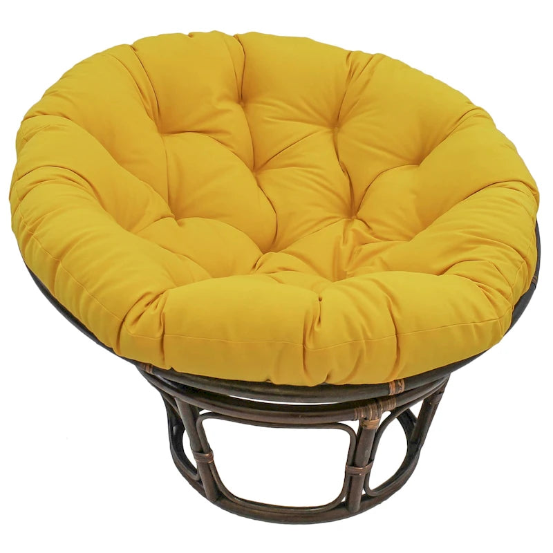 Coussin de siège en sergé uni de 52 pouces (coussin inclus)