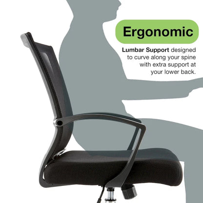 Chaise de bureau mi-hauteur moderne